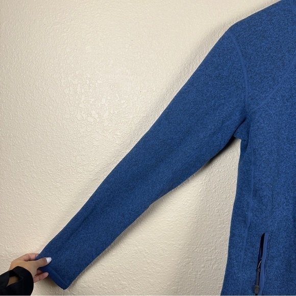 Nike ACG Blue Zip Front Fleece Long Sleeve Jacket Size Medium Women - Picture 3 of 13